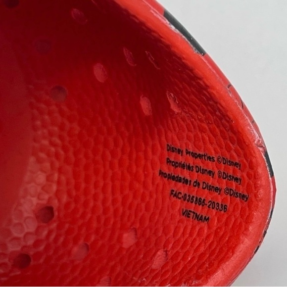 Disney Red Minnie Mouse Native Shoes Jeffersons Size 9 - Picture 10 of 12